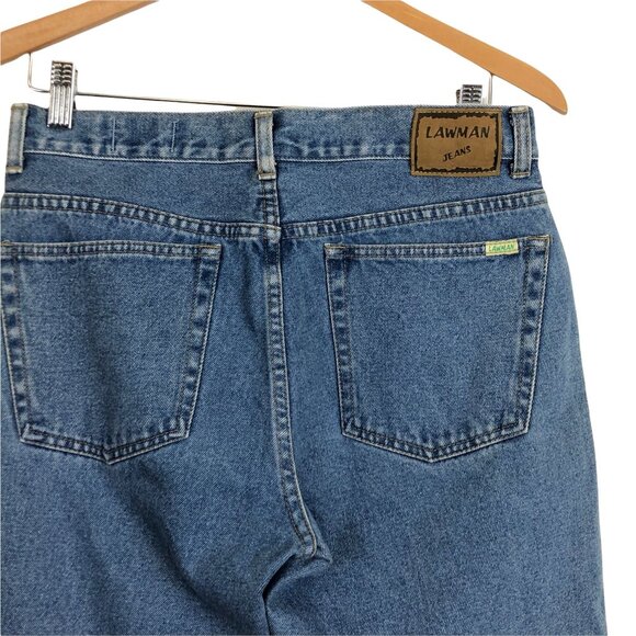Lawman Jeans Vtg 80s Western Style Bootcut Jeans Women’s 11 High Rise Blue - Picture 7 of 9
